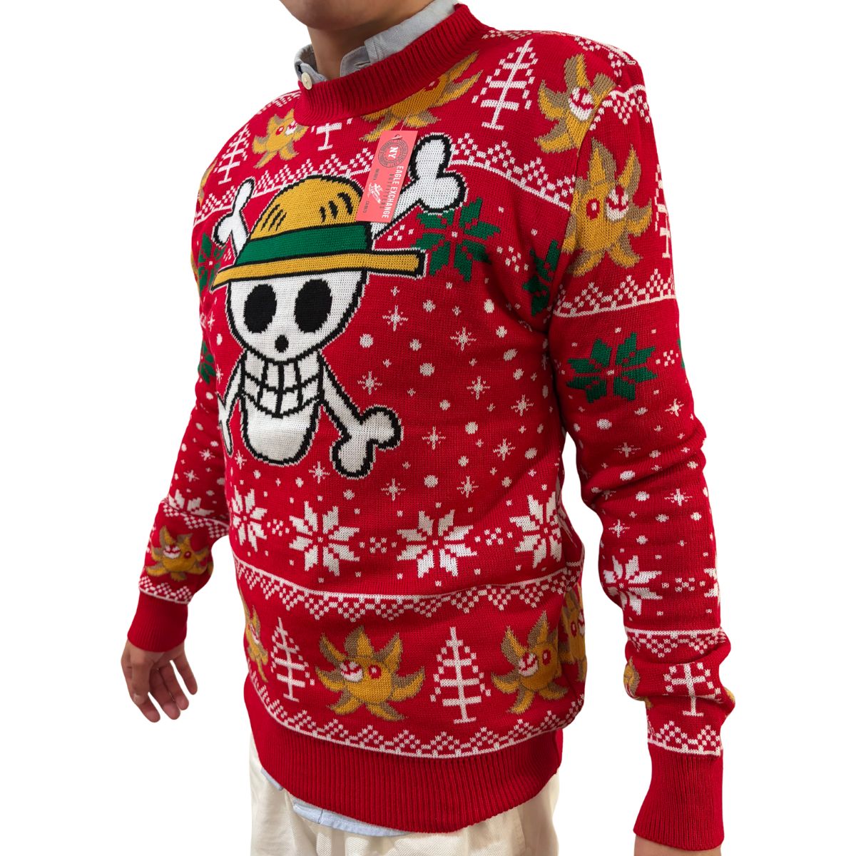 Suéter navideño Ugly Sweater One Piece Rojo Unitalla Unisex