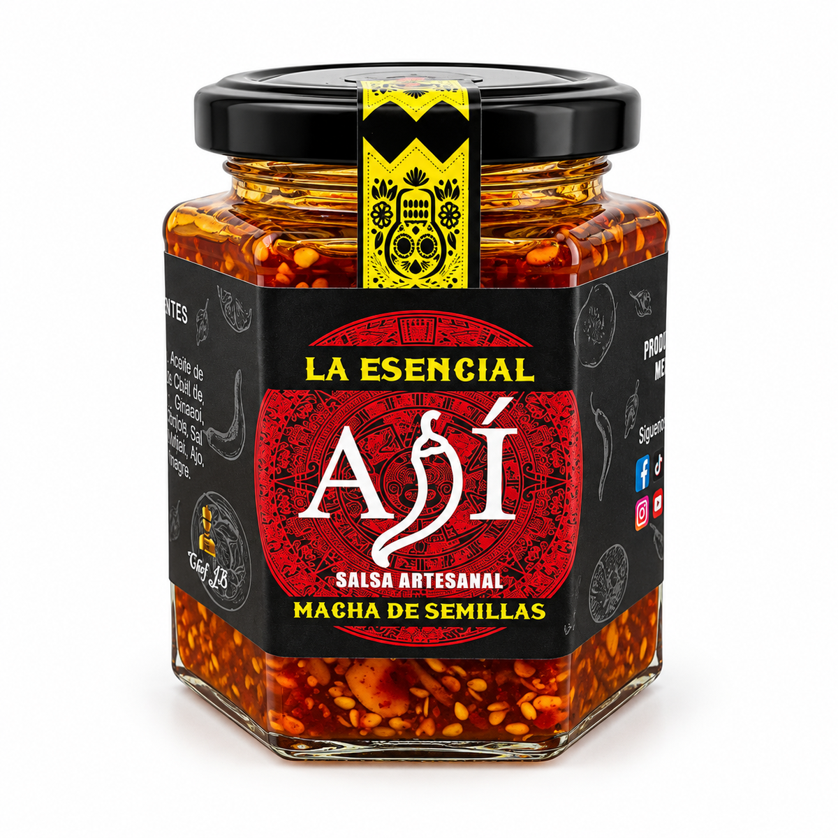 Salsa Macha La esencial Macha de semillas Ají Salsa Artesanal