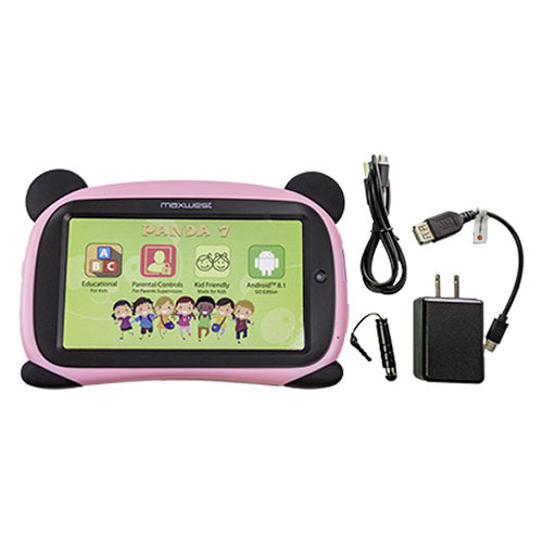 Tablet Kids Panda 16 GB Android 8.1 Maxwest Rosa