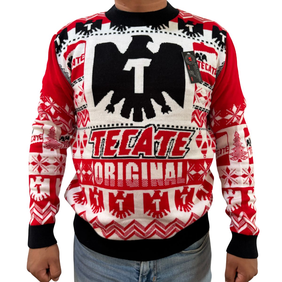 Sueter navideño Ugly Sweater Tecate Original Unisex