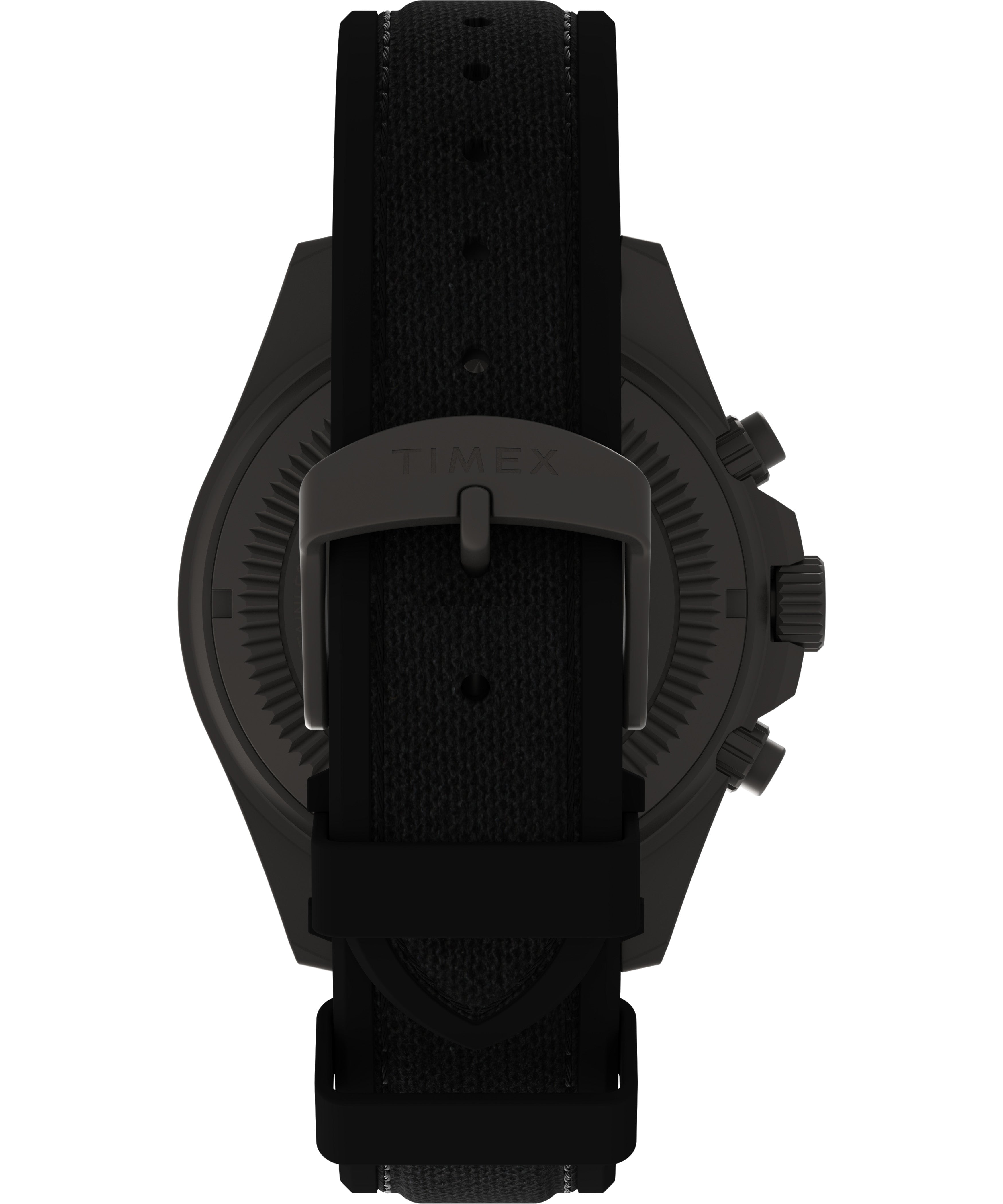 Timex Expedition North Field Cab Chrono Carat Ama Neon Correa Sil Negra Caja Pvd Titanio 43mm TW2V96400