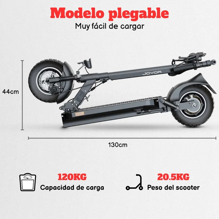 Scooter Eléctrico Joyor Y5 Pro autonomía 50km 48km/h 800W