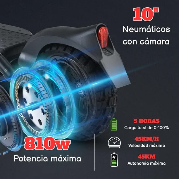 Scooter Eléctrico Joyor Y5 Pro autonomía 50km 48km/h 800W