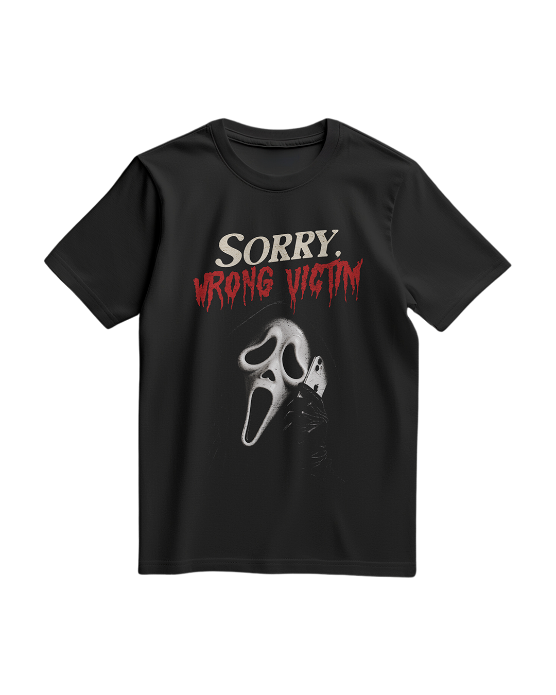 Playera Ghostface Scream Unisex Negra