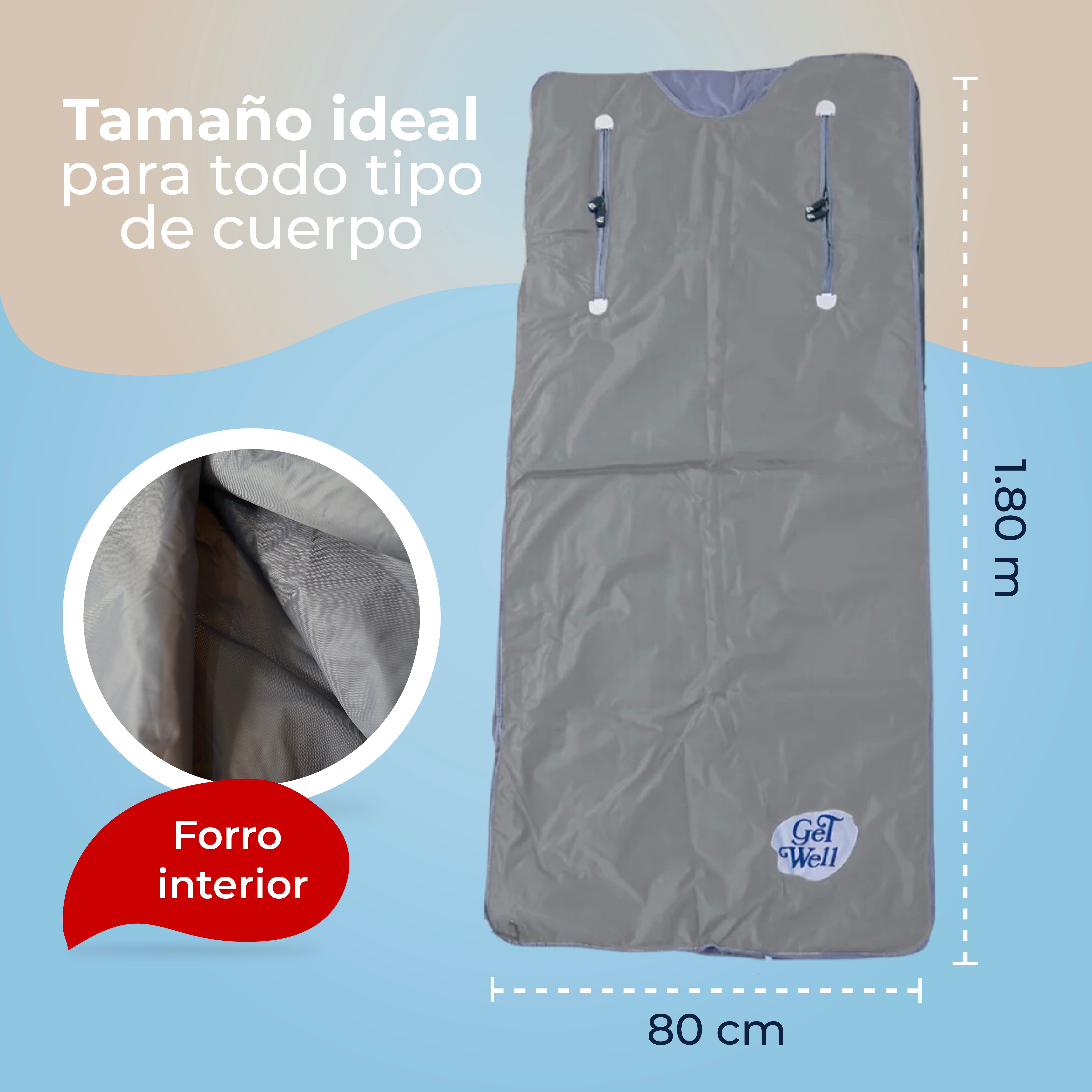 Manta Sauna De Infrarrojos Lejanos Get Well Gris