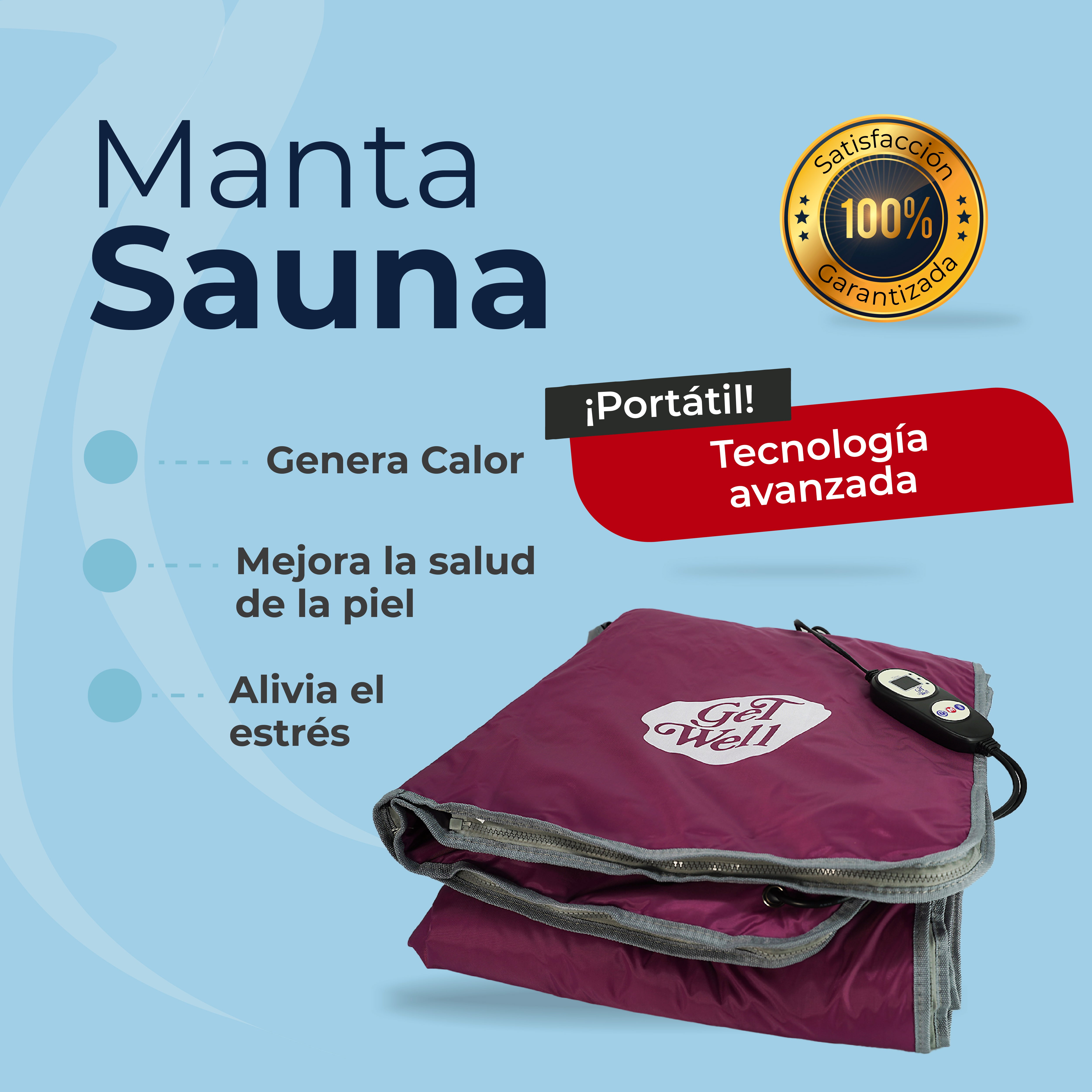 Manta Sauna De Infrarrojos Lejanos Get Well Vino