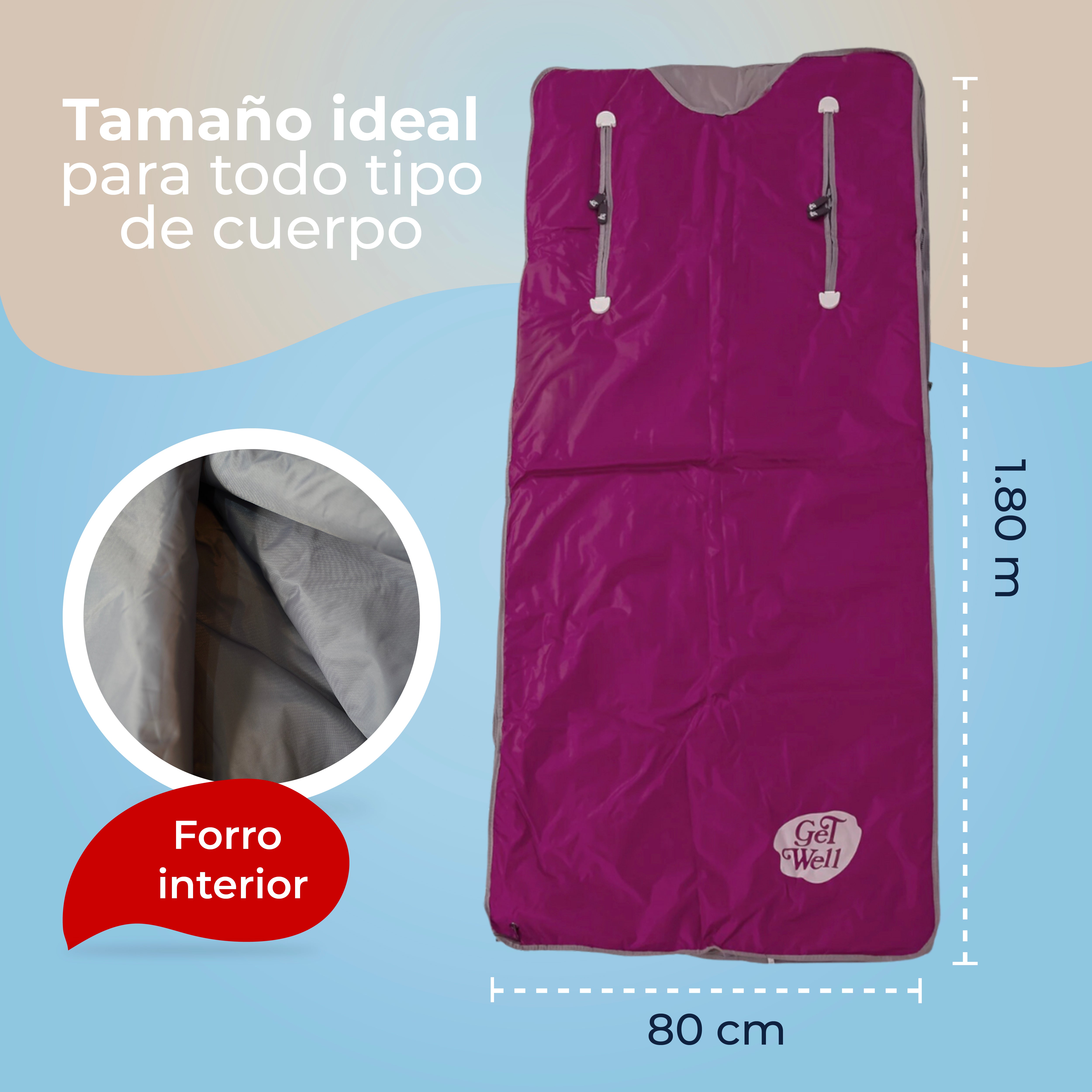 Manta Sauna De Infrarrojos Lejanos Get Well Vino