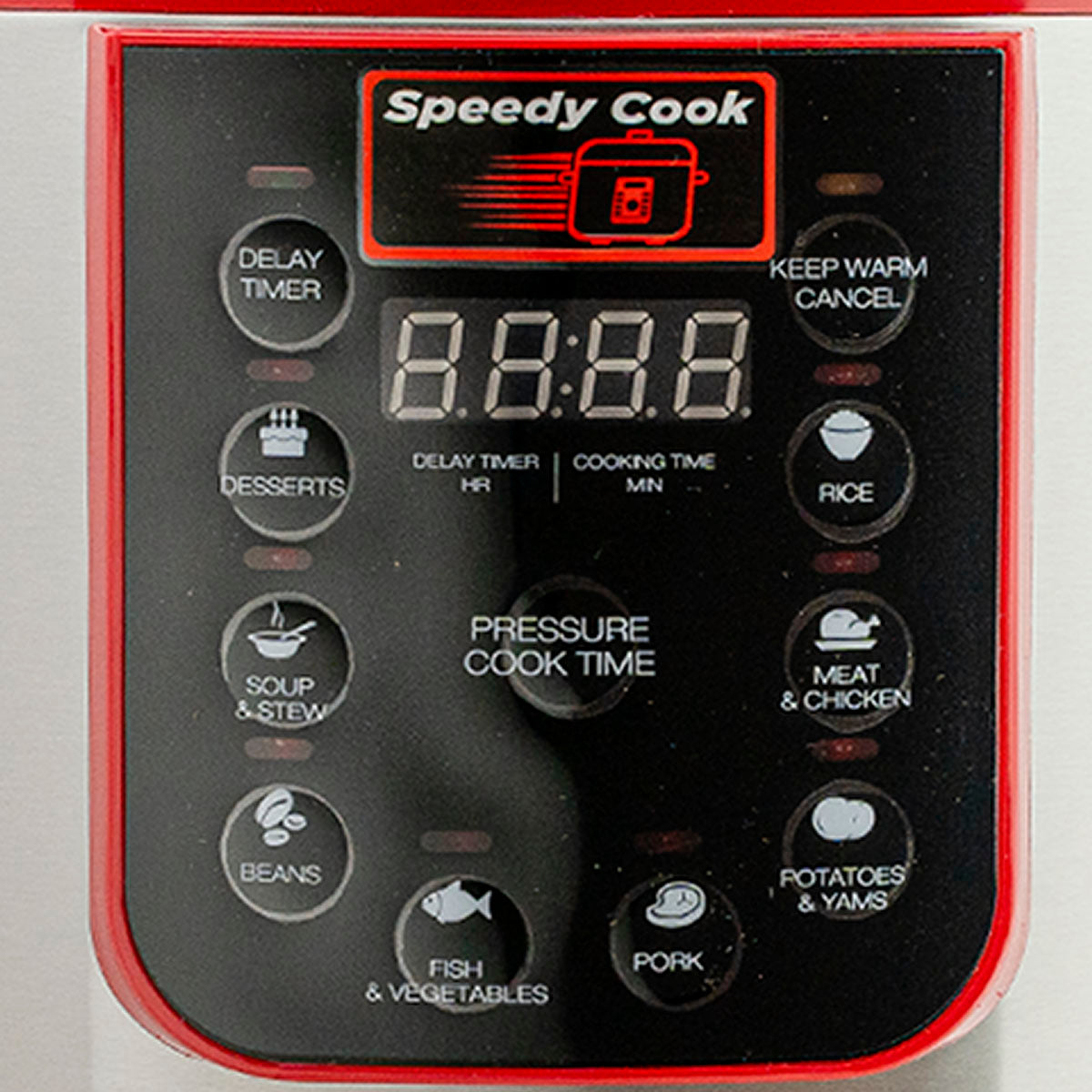 Olla de Presión Speedy Cook Multifuncional 6 en 1 | 9.7 Litros | Rojo