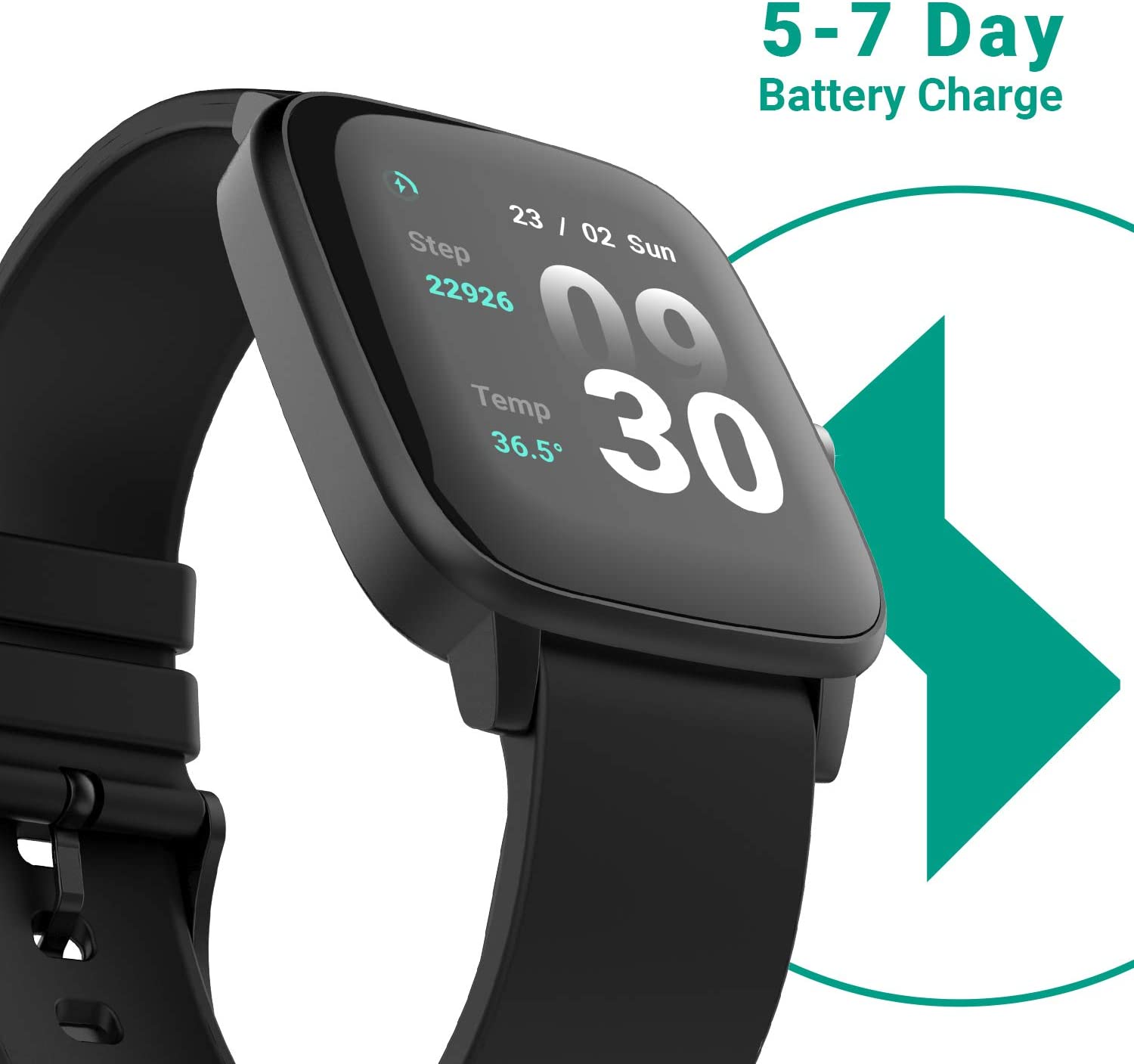 Reloj inteligente MAXWEST | Smartwatch con bluetooth IOS/Android | MX-FIT21 -Negro