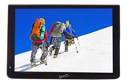 TV Portatil 12 Pulgadas Supersonic SC-2812 LED HDMI Radio FM USB Recargable