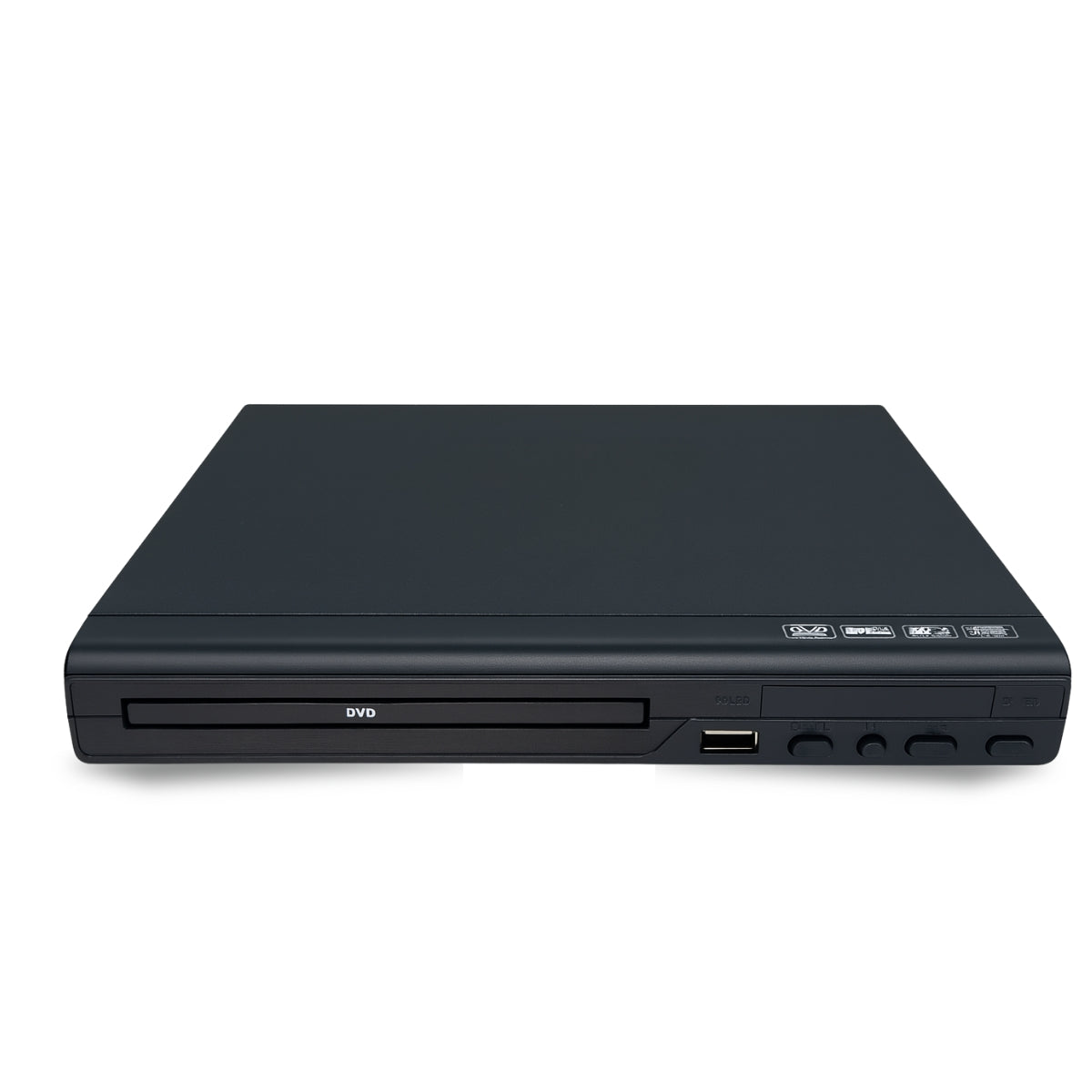 Reproductor DVD Y CD, música, fotos y videos a través de USB Diseño ultradelgado DVDA-5022.