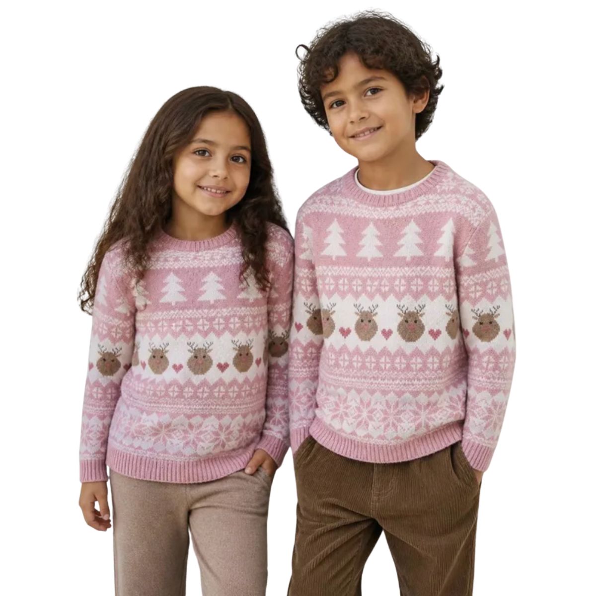 Suéter Navideño Infantil Ugly Sweater Reno CH Unisex