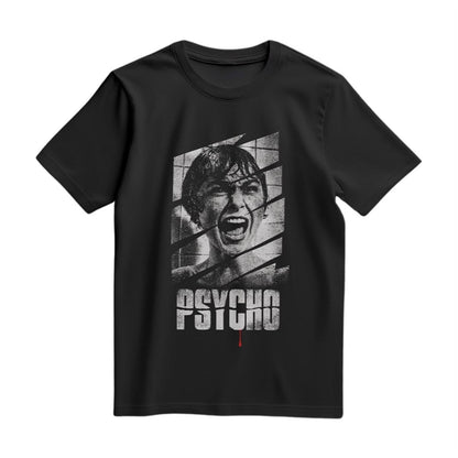 Playera Psycho Unisex Negra