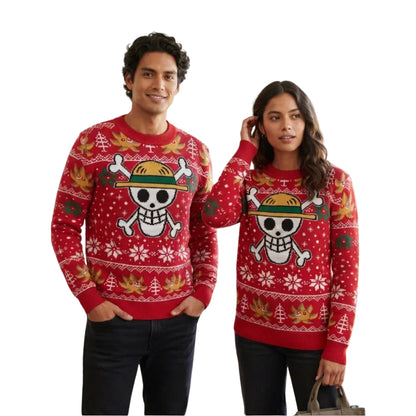 Suéter navideño Ugly Sweater One Piece Rojo Unitalla Unisex