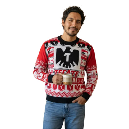 Sueter navideño Ugly Sweater Tecate Original Unisex
