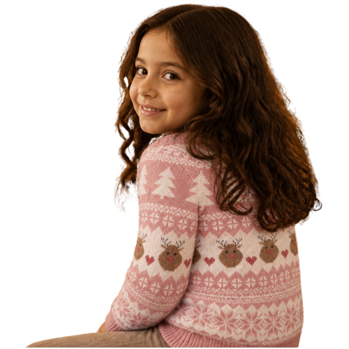 Suéter Navideño Infantil Ugly Sweater Reno CH Unisex