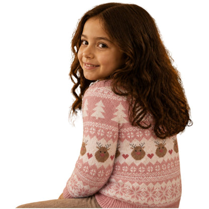 Suéter Navideño Infantil Ugly Sweater Reno CH Unisex