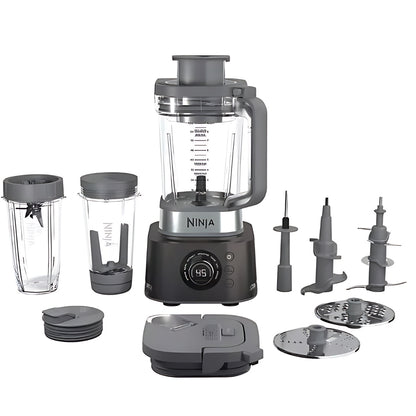 #ComboEstadio Set de Licuadora Ninja CO401B y Parrilla Doble Boma BM-2013
