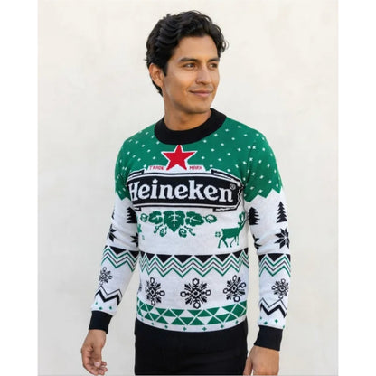 Sueter navideño Ugly Sweater Heineken Unisex