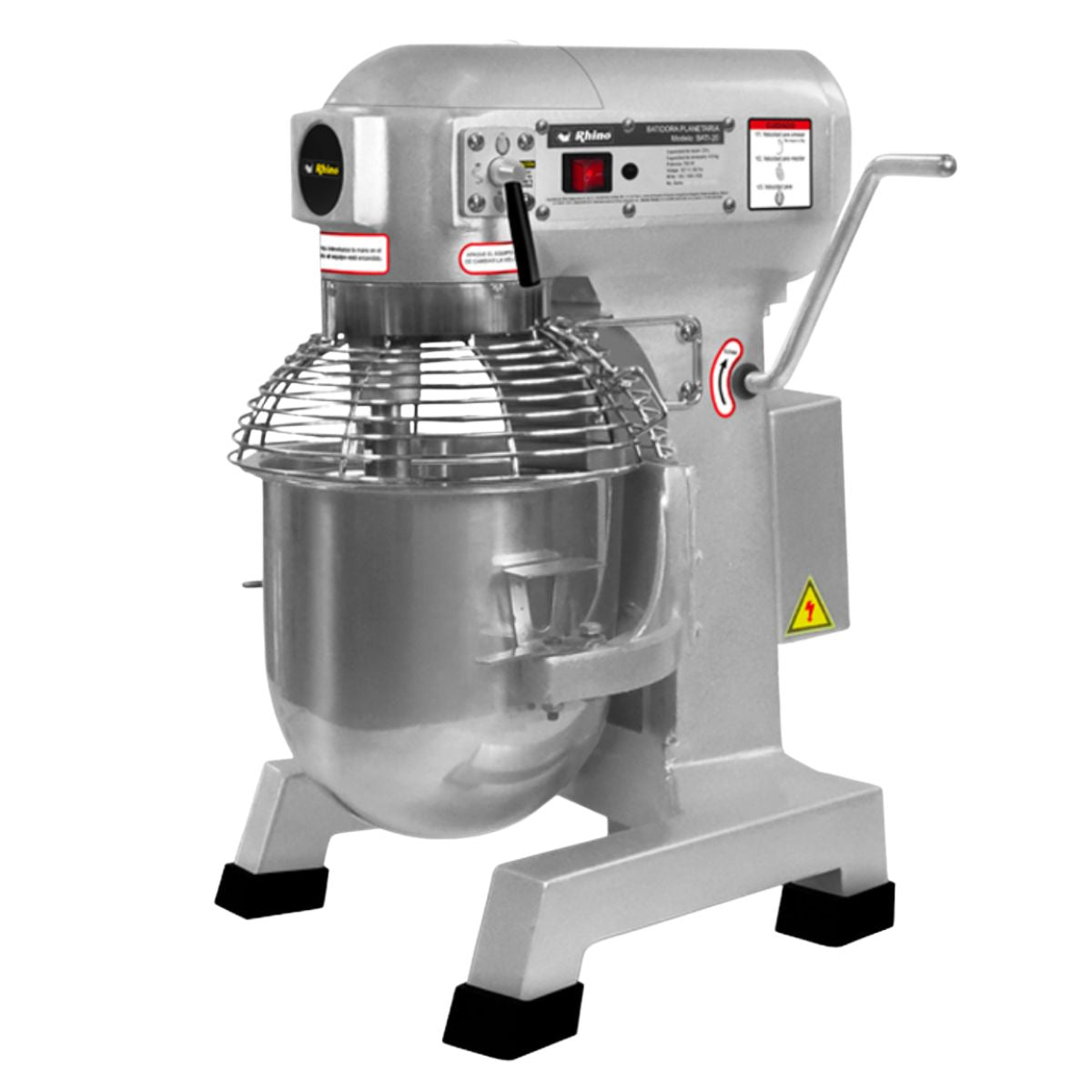 Batidora Industrial Planetaria 20 litros plateada BATI-20