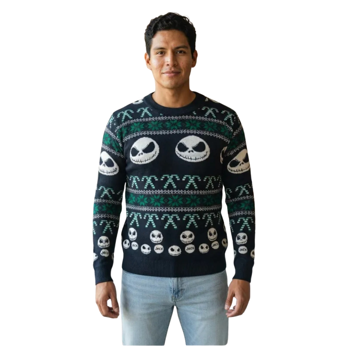 Suéter navideño Ugly Sweater Jack Skellington Unisex