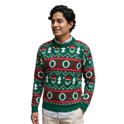Suéter navideño Ugly Sweater Santa hoho Unitalla Unisex