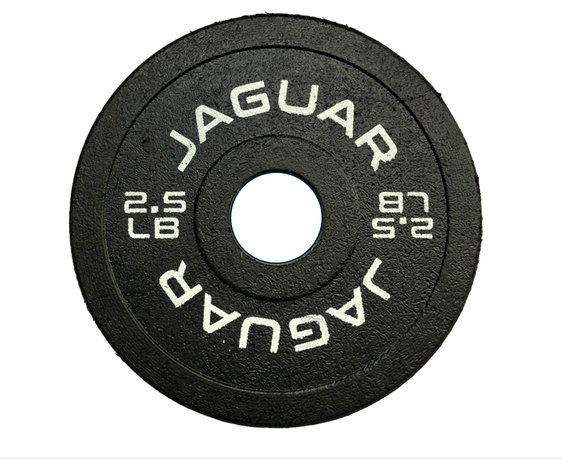 Set de Bumpers Jaguar Par de 5LB, 2.5LB y 1.25LB Modelo BLACK