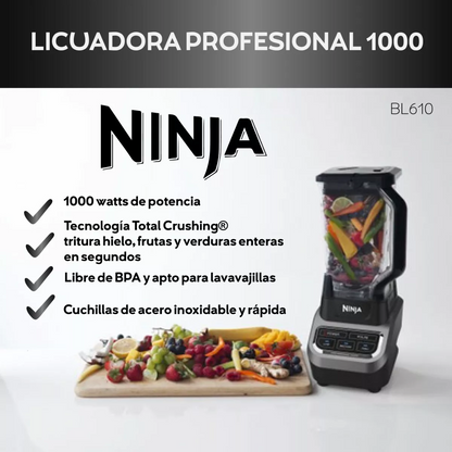 Licuadora Profesional Ninja BL610 1000 Watts