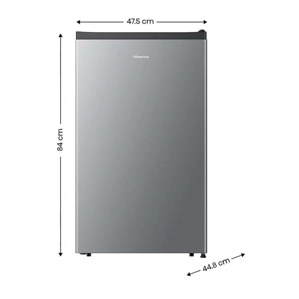 Frigobar Hisense 3.3 Pies Congelador Termostato Botellas 2L