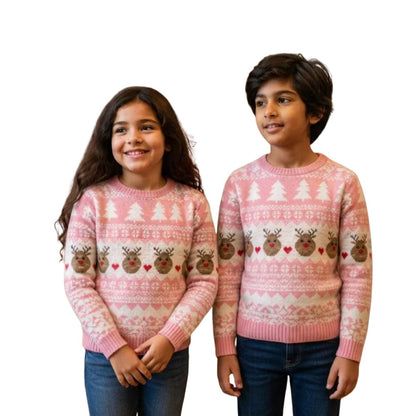 Suéter Navideño Infantil Ugly Sweater Reno CH Unisex