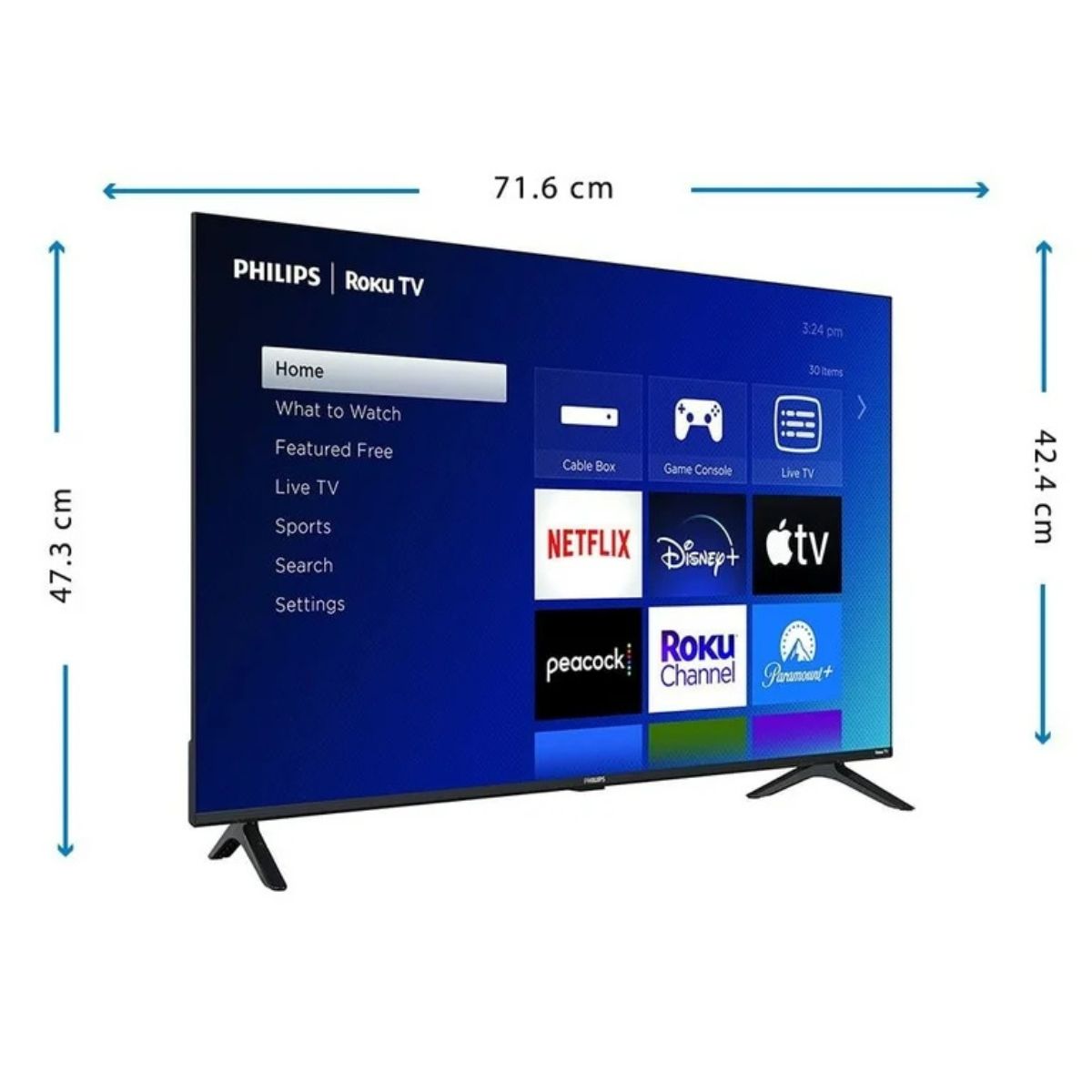 Pantalla Smart TV Philips 32" Dolby Audio