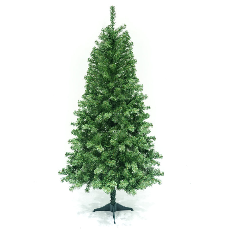 Arbol De Navidad Frondoso Artificial 2.10m con estuche y luces navideñas de regalo | Verde | EsoQuiero