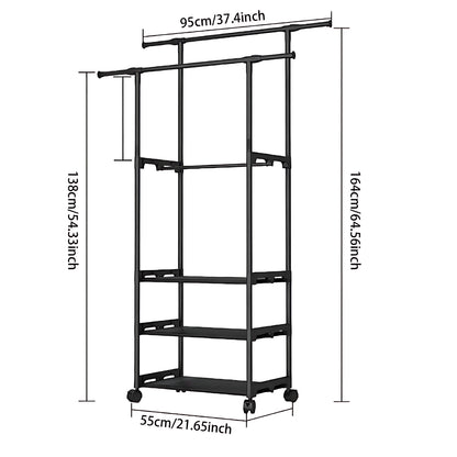 Rack armable multifuncional color Negro 9605