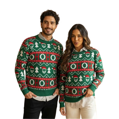 Suéter navideño Ugly Sweater Santa hoho Unitalla Unisex