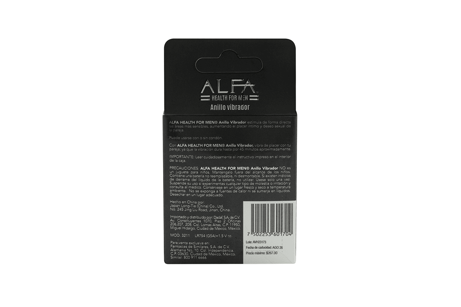 Anillo Vibrador ALFA 1  pza