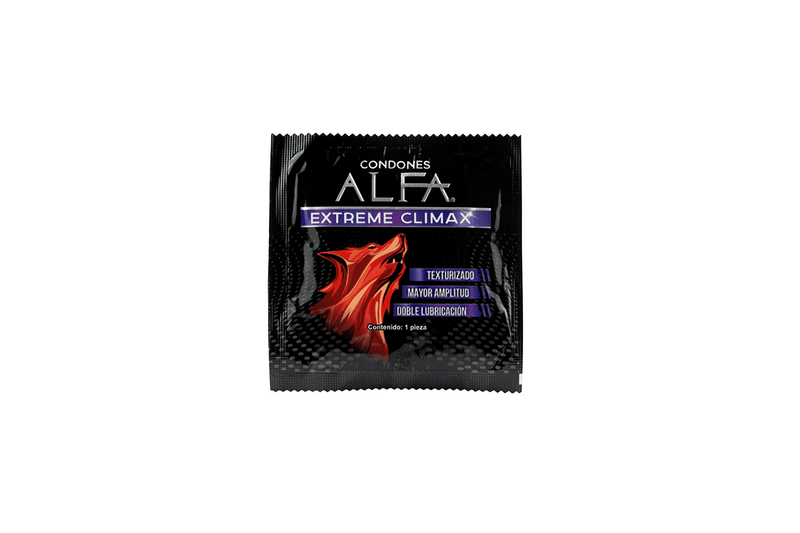 Condon ALFA Extra Climax Text 2 Piezas
