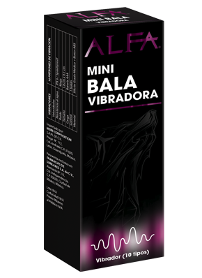 Mini Bala Vibradora Dama/Caballero ALFA 1 pza