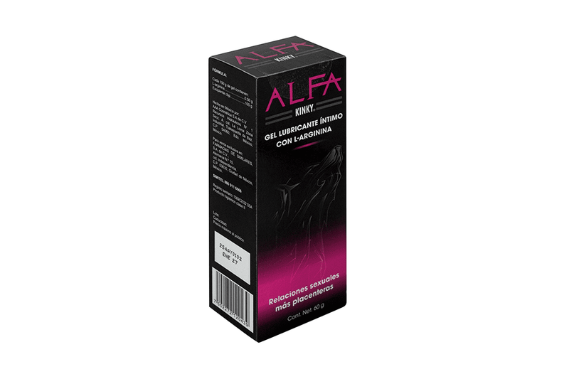 Gel Lubricante Vaginal 60 gramos ALFA Kinky