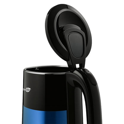 Jarra eléctrica azul Starlux de 2.3 L, de acero inoxidable y protector contra quemaduras SL-24155