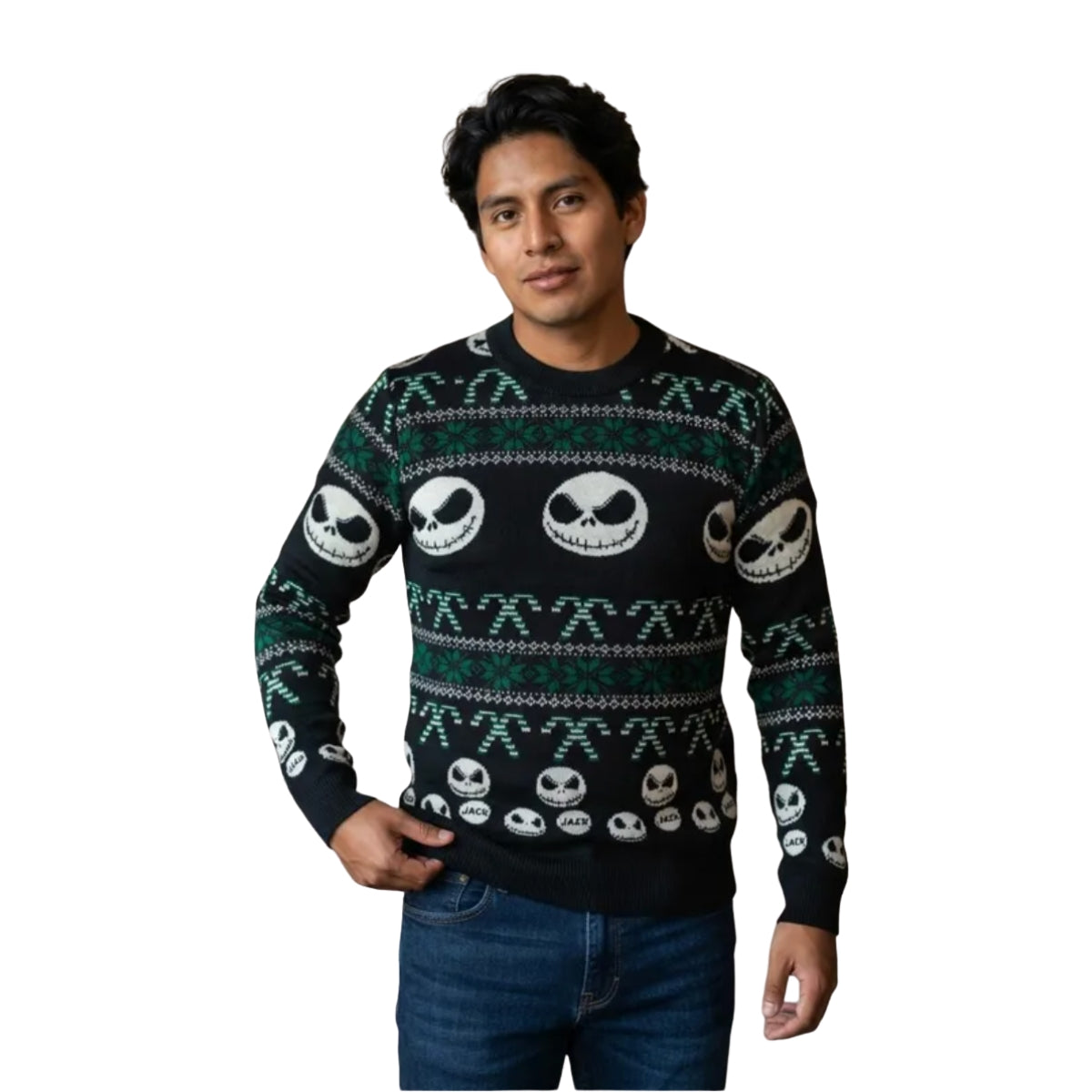 Suéter navideño Ugly Sweater Jack Skellington Unisex