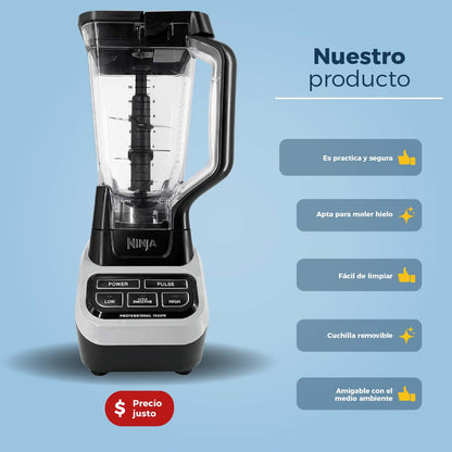 Licuadora Profesional Ninja CO650B 1000 Watts Auto-iQ