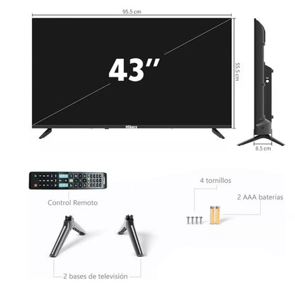 Pantalla Smart TV Hikers 43 Pulgadas HK43MX01