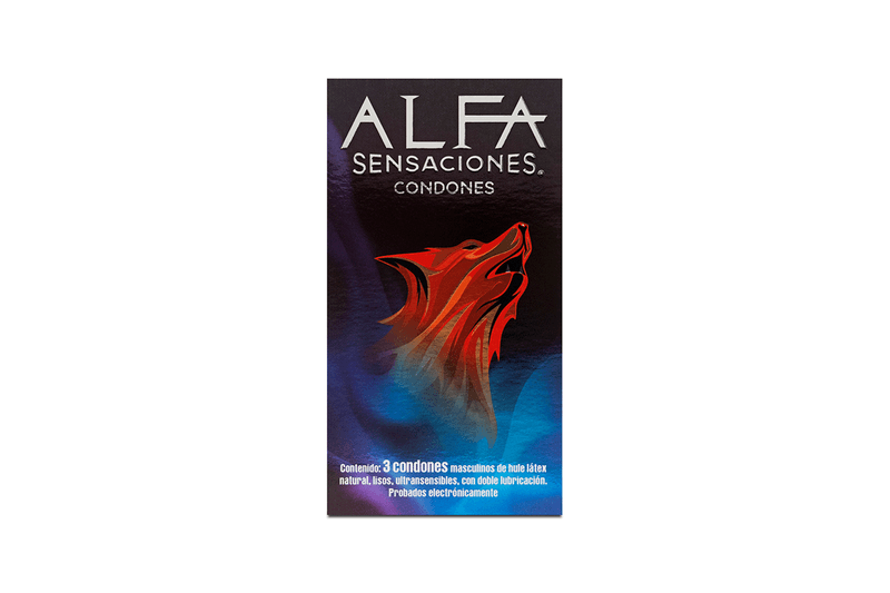 Condon ALFA Sensaciones 3 Piezas