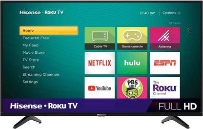 Pantalla Hisense 40 Pulgadas Full HD y Roku TV