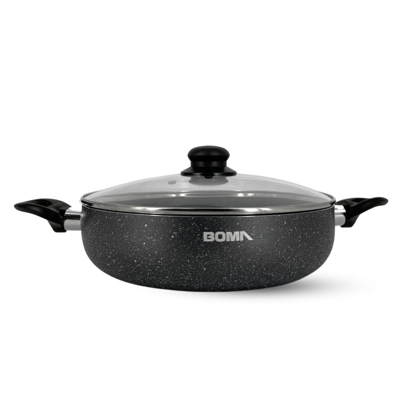 Batería De Cocina Boma 12pz Ergonómico Antiadherente Bm-k12G