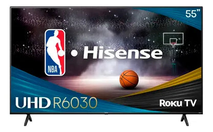 Pantalla Smart TV Hisense UHD 55 Pulgadas 4K Roku TV 55R6030N