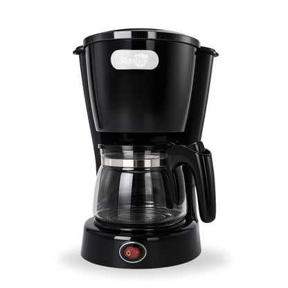 Cafetera Starlux 0.6 L 550 W Filtro extraible, cuchara medidora, indicador encendido apagado, función antigoteo, pies antideslizantes. SL-29001