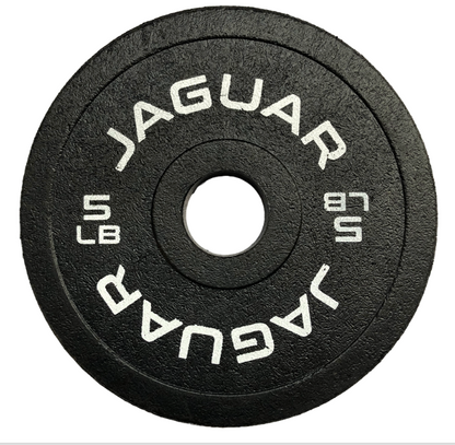 Set de Bumpers Jaguar Par de 5LB, 2.5LB y 1.25LB Modelo BLACK