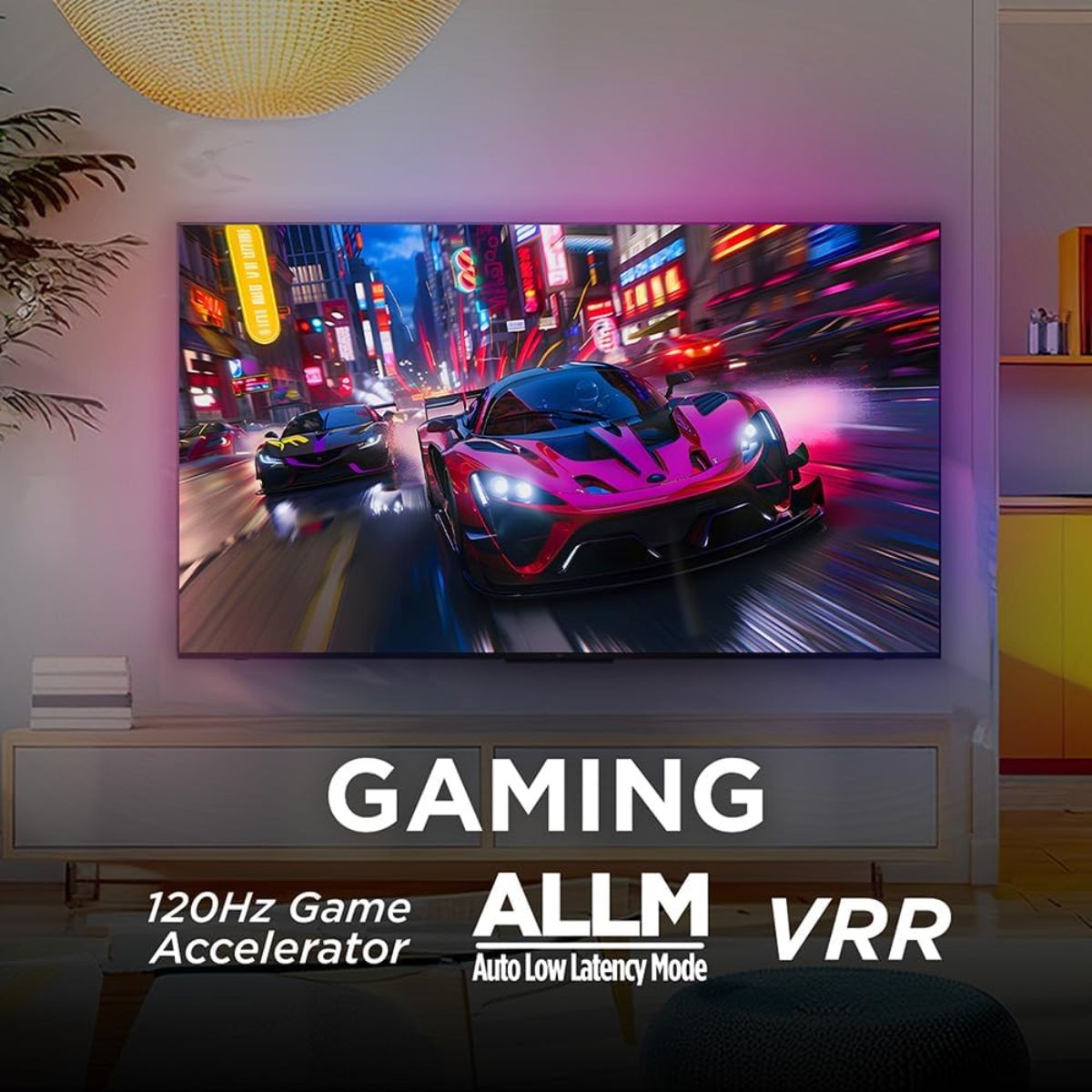 Pantalla TCL 65" QLED 4K UHD Google TV 65Q77K