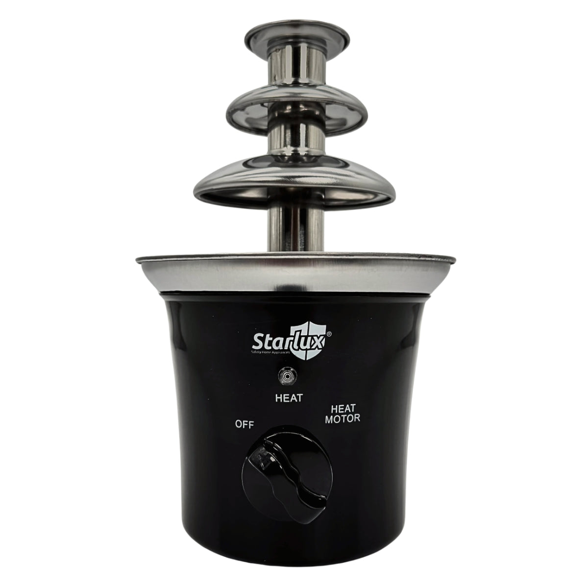 Fuente de chocolate  Starlux, 3 capas, acero inoxidable, 280g, desmontable, 70w SL-23015